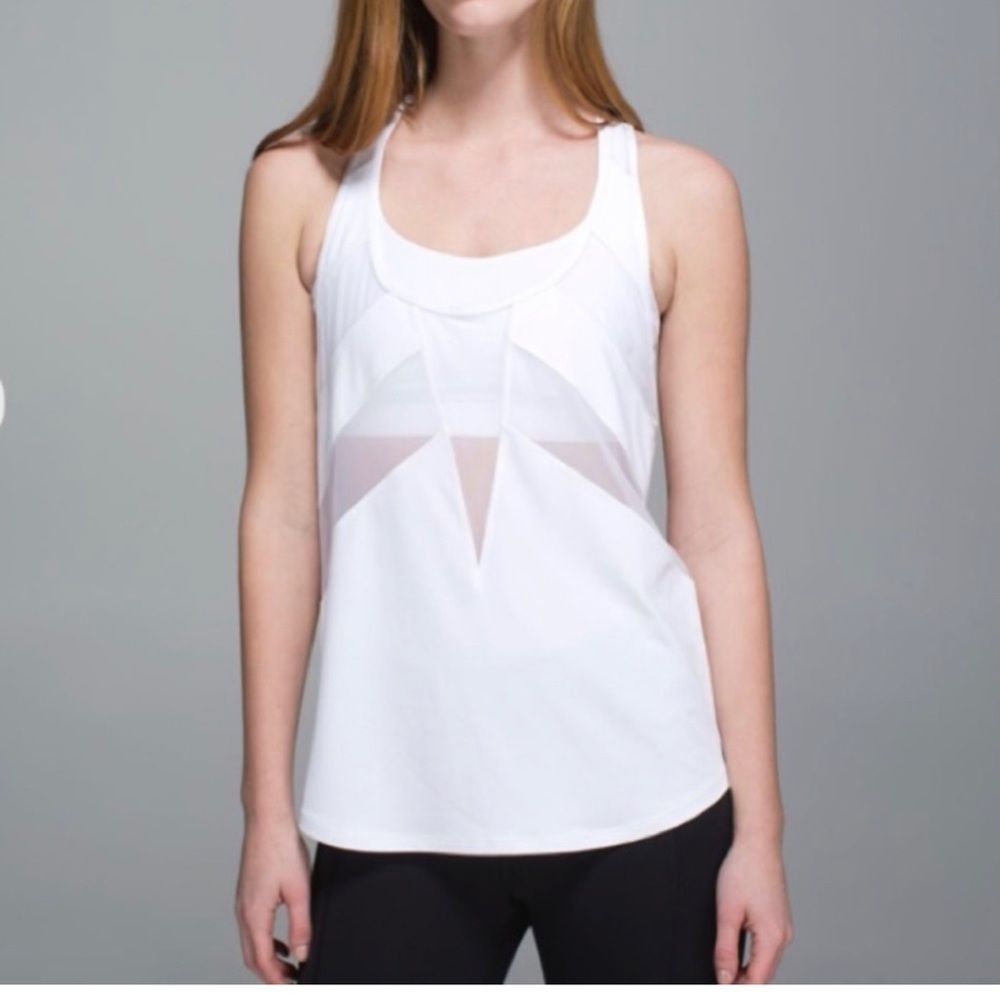 lululemon athletica White Tank Top